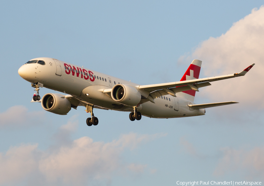 Swiss International Airlines Airbus A220-300 (HB-JCR) | Photo 472005