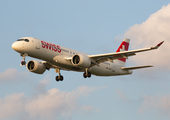 Swiss International Airlines Airbus A220-300 (HB-JCR) at  London - Heathrow, United Kingdom