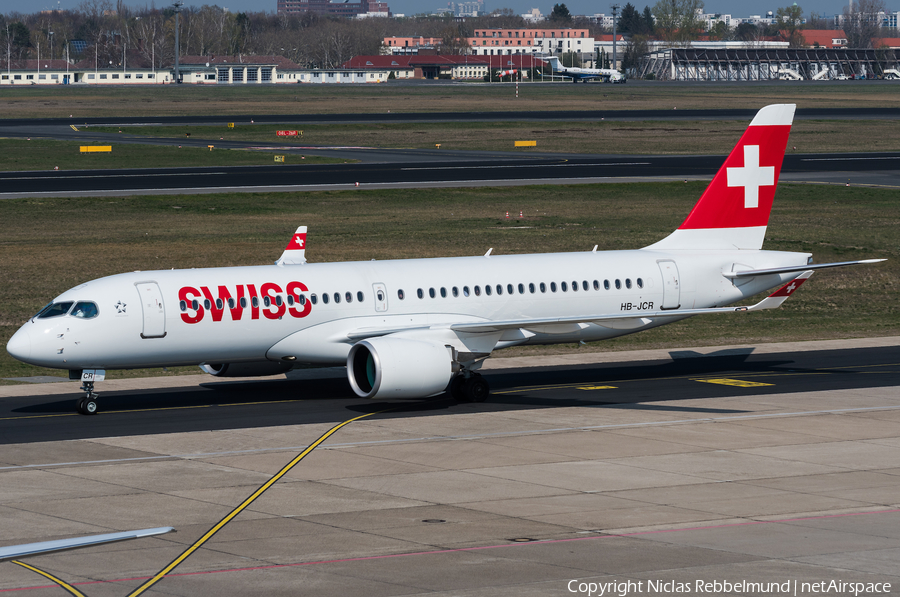 Swiss International Airlines Airbus A220-300 (HB-JCR) | Photo 310387