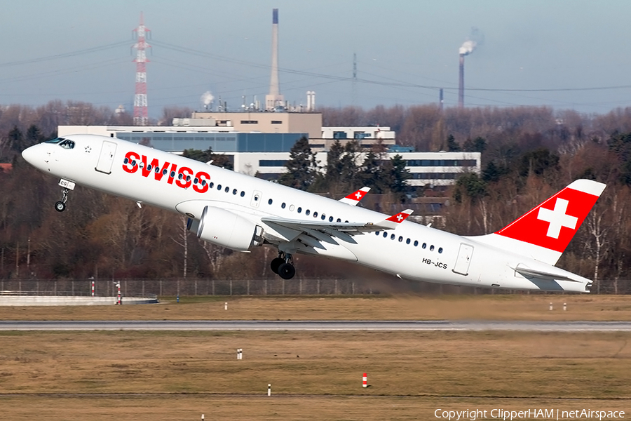 Swiss International Airlines Airbus A220-300 (HB-JCS) | Photo 298724