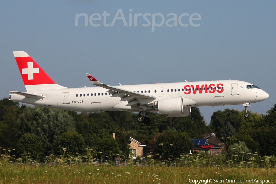 Swiss International Airlines Airbus A220-300 (HB-JCS) | Photo 462111