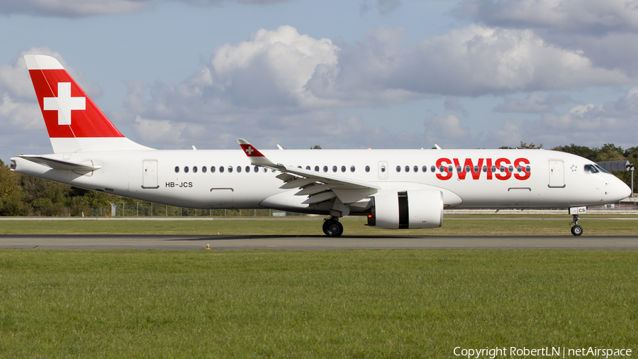 Swiss International Airlines Airbus A220-300 (HB-JCS) | Photo 594935