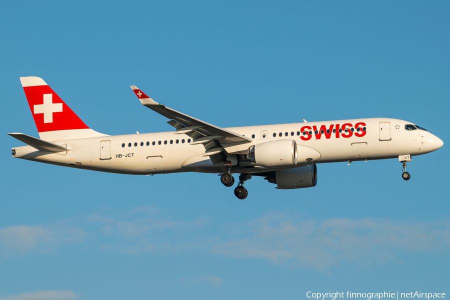Swiss International Airlines Airbus A220-300 (HB-JCT) | Photo 501880