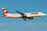 Swiss International Airlines Airbus A220-300 (HB-JCT) at  Dusseldorf - International, Germany