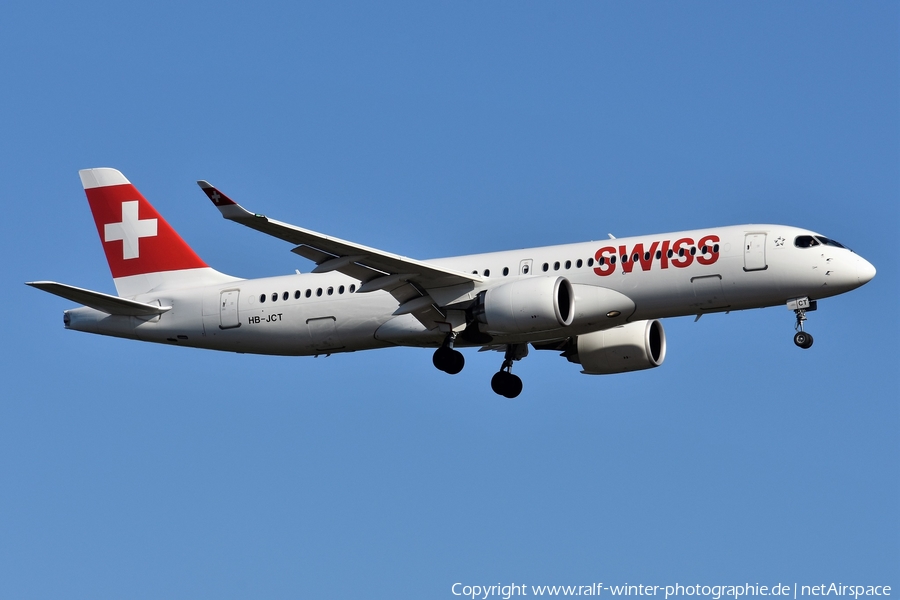 Swiss International Airlines Airbus A220-300 (HB-JCT) | Photo 469819