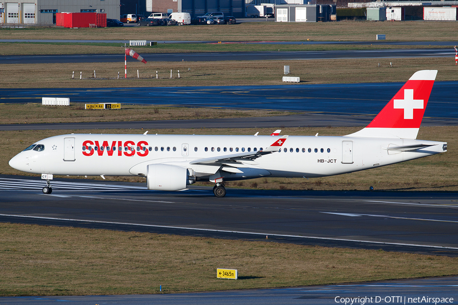 Swiss International Airlines Airbus A220-300 (HB-JCT) | Photo 417590