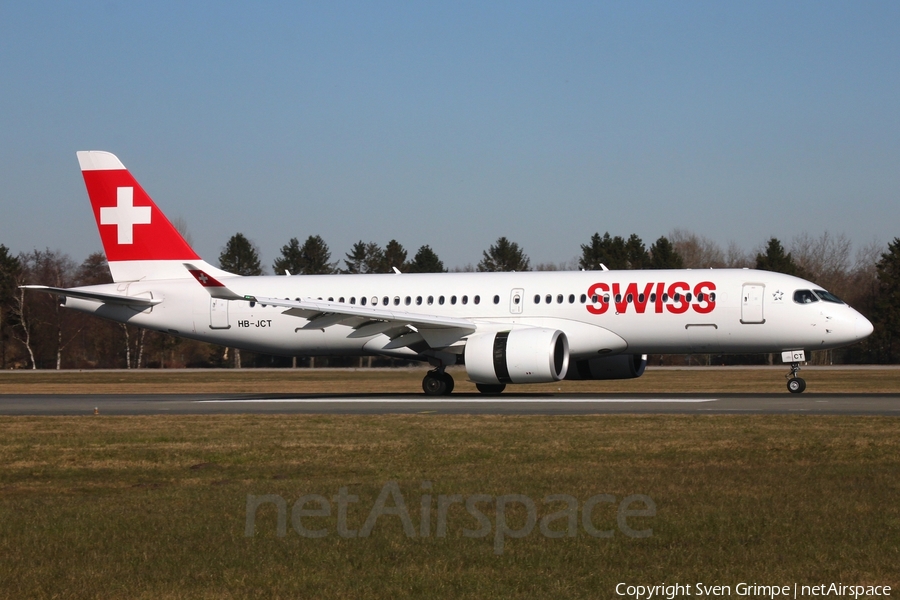 Swiss International Airlines Airbus A220-300 (HB-JCT) | Photo 498419