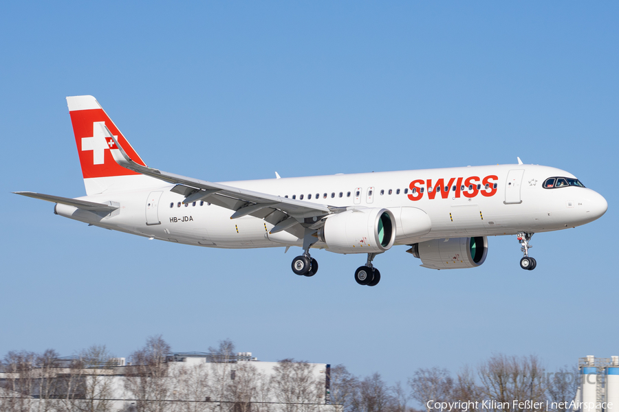 Swiss International Airlines Airbus A320-271N (HB-JDA) | Photo 413212