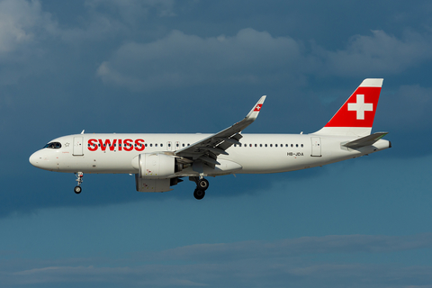 Swiss International Airlines Airbus A320-271N (HB-JDA) at  Hamburg - Fuhlsbuettel (Helmut Schmidt), Germany