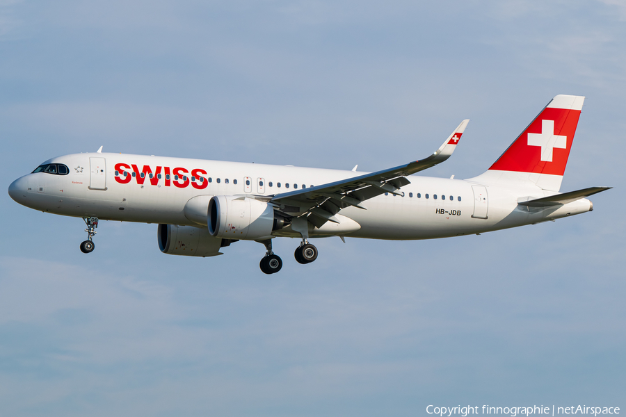 Swiss International Airlines Airbus A320-271N (HB-JDB) | Photo 456004