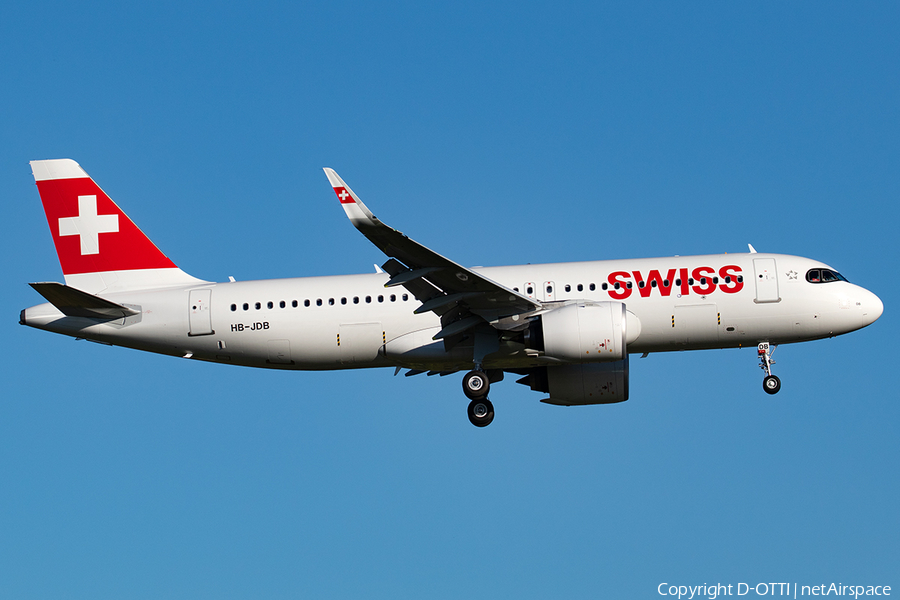 Swiss International Airlines Airbus A320-271N (HB-JDB) | Photo 394948