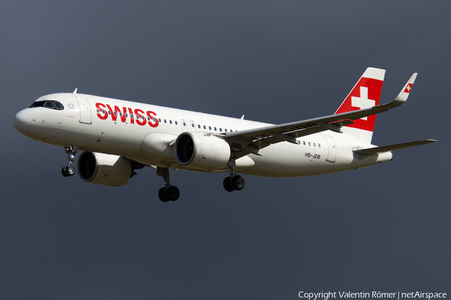 Swiss International Airlines Airbus A320-271N (HB-JDB) | Photo 503267