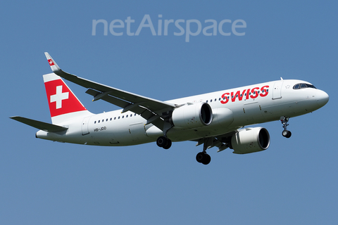 Swiss International Airlines Airbus A320-271N (HB-JDD) at  London - Heathrow, United Kingdom