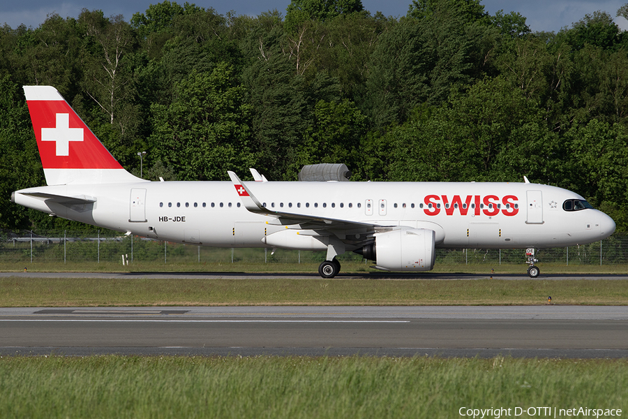 Swiss International Airlines Airbus A320-271N (HB-JDE) | Photo 509025