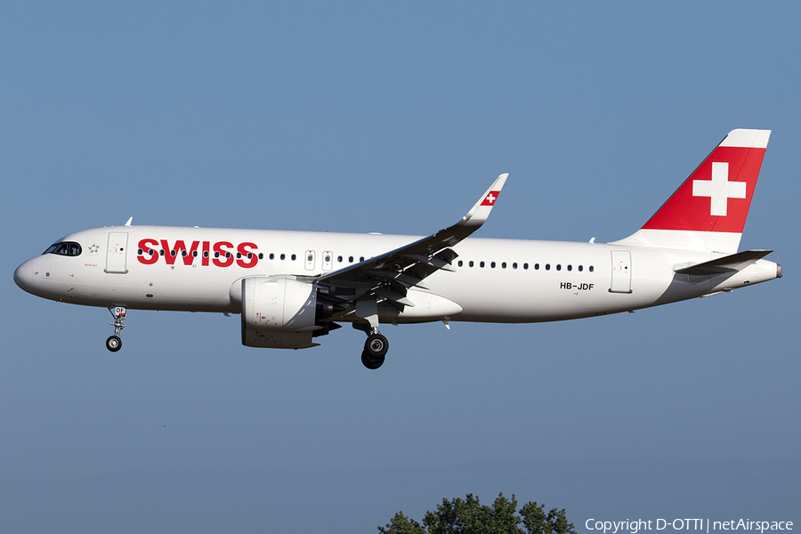Swiss International Airlines Airbus A320-271N (HB-JDF) | Photo 523847