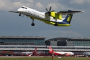 SkyWork Airlines Bombardier DHC-8-402Q (HB-JGA) at  Hamburg - Fuhlsbuettel (Helmut Schmidt), Germany