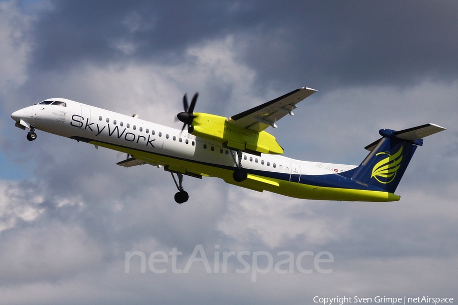 SkyWork Airlines Bombardier DHC-8-402Q (HB-JGA) | Photo 17645