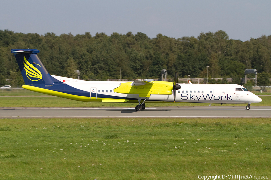 SkyWork Airlines Bombardier DHC-8-402Q (HB-JGA) | Photo 368556