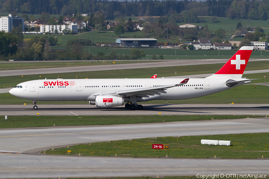 Swiss International Airlines Airbus A330-343X (HB-JHA) | Photo 355024