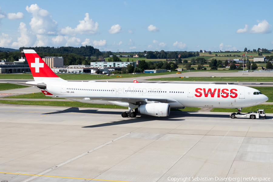 Swiss International Airlines Airbus A330-343X (HB-JHA) | Photo 355862