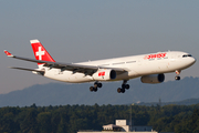 Swiss International Airlines Airbus A330-343X (HB-JHD) at  Zurich - Kloten, Switzerland