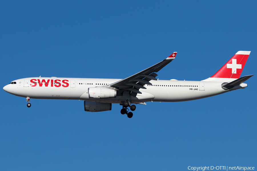 Swiss International Airlines Airbus A330-343X (HB-JHE) | Photo 220564