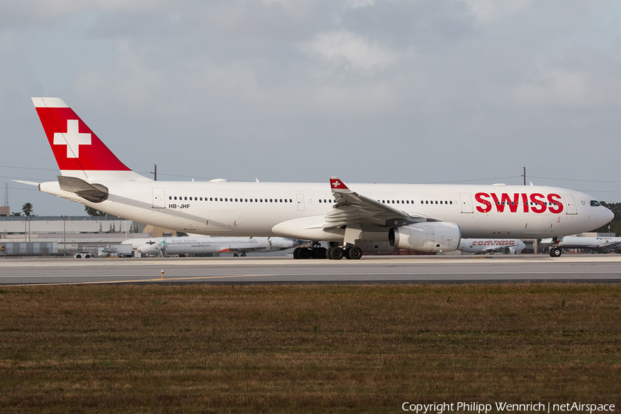 Swiss International Airlines Airbus A330-343X (HB-JHF) | Photo 242485