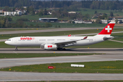 Swiss International Airlines Airbus A330-343X (HB-JHF) at  Zurich - Kloten, Switzerland