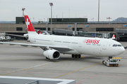 Swiss International Airlines Airbus A330-343X (HB-JHF) at  Zurich - Kloten, Switzerland