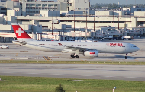 Swiss International Airlines Airbus A330-343X (HB-JHG) at  Miami - International, United States