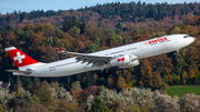 Swiss International Airlines Airbus A330-343X (HB-JHI) at  Zurich - Kloten, Switzerland