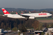 Swiss International Airlines Airbus A330-343X (HB-JHJ) at  Zurich - Kloten, Switzerland