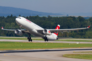 Swiss International Airlines Airbus A330-343X (HB-JHJ) at  Zurich - Kloten, Switzerland
