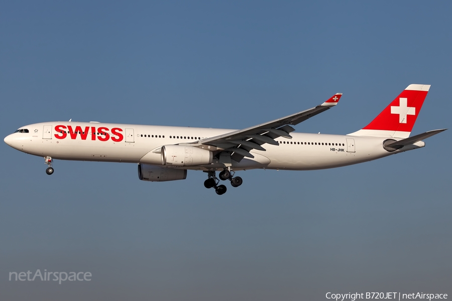 Swiss International Airlines Airbus A330-343X (HB-JHK) | Photo 35436