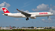 Swiss International Airlines Airbus A330-343X (HB-JHL) at  Miami - International, United States