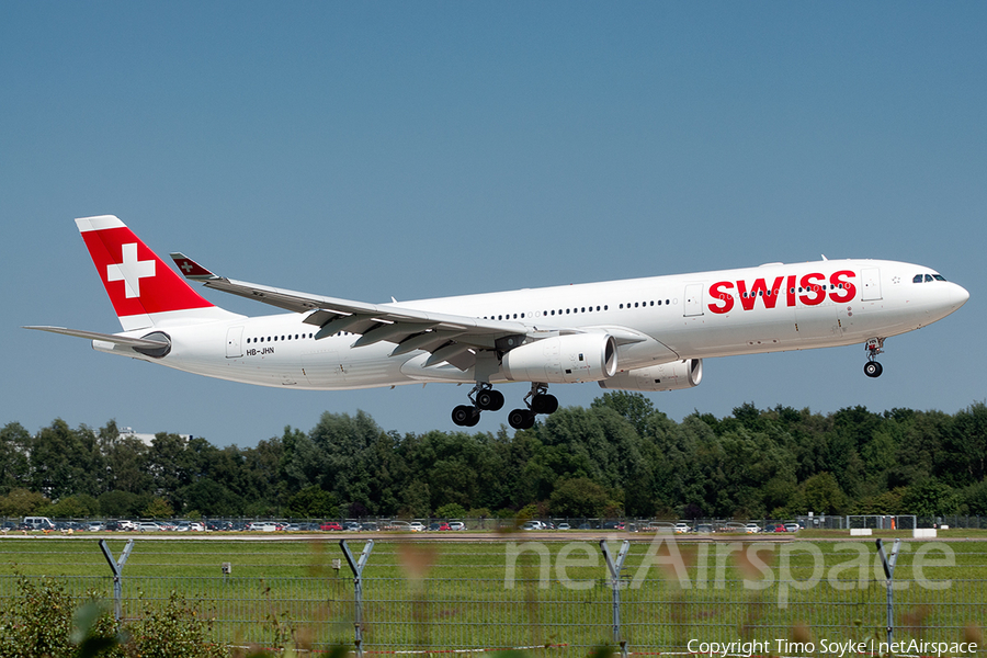 Swiss International Airlines Airbus A330-343 (HB-JHN) | Photo 52209