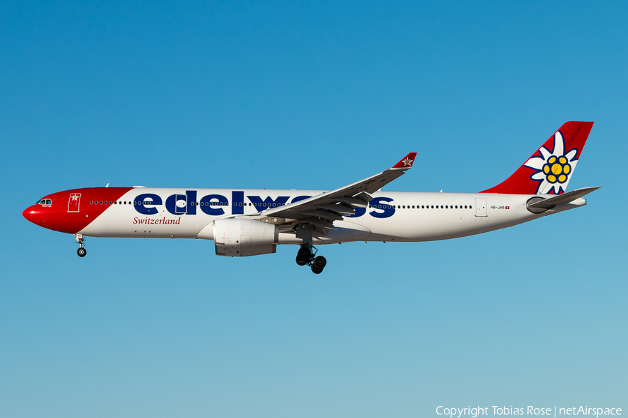 Edelweiss Air Airbus A330-343 (HB-JHR) | Photo 277957