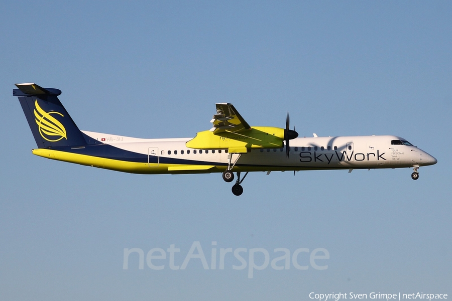 SkyWork Airlines Bombardier DHC-8-402Q (HB-JIJ) | Photo 65216