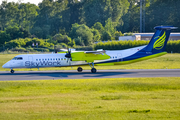 SkyWork Airlines Bombardier DHC-8-402Q (HB-JIJ) at  Hamburg - Fuhlsbuettel (Helmut Schmidt), Germany