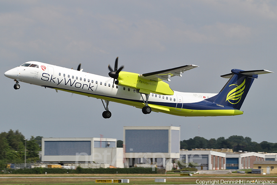 SkyWork Airlines Bombardier DHC-8-402Q (HB-JIK) | Photo 410611