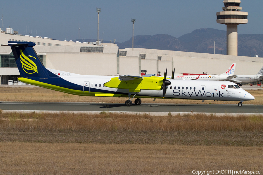 SkyWork Airlines Bombardier DHC-8-402Q (HB-JIK) | Photo 366454