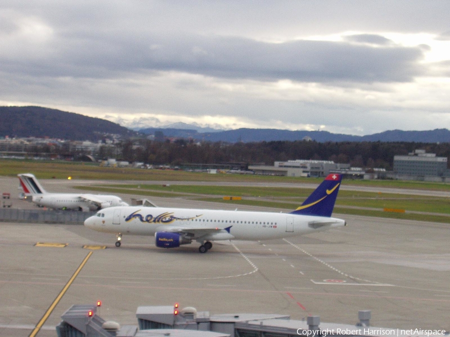 Hello Airbus A320-214 (HB-JIW) | Photo 400
