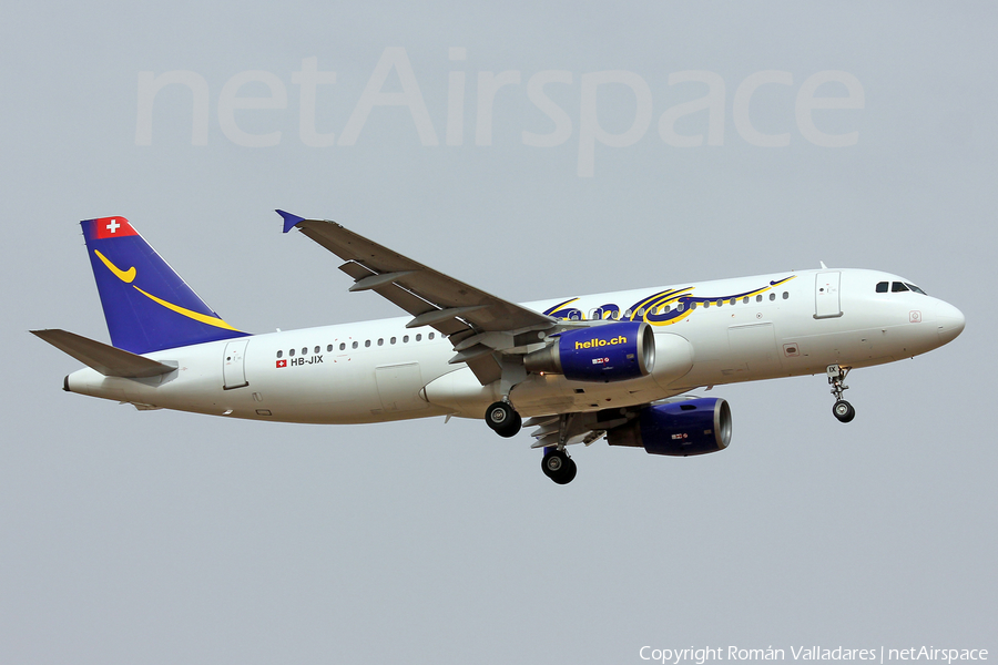 Hello Airbus A320-214 (HB-JIX) | Photo 339528