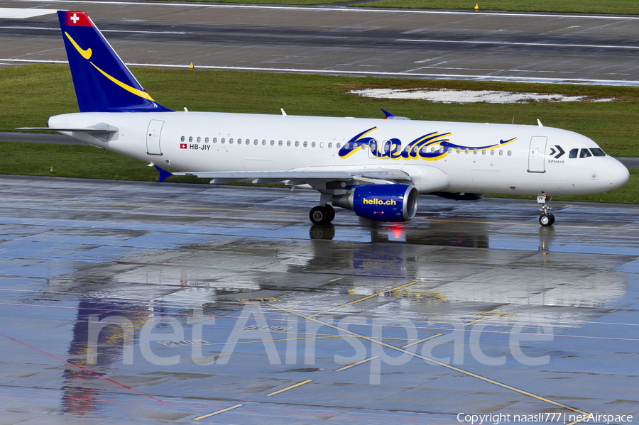 Hello Airbus A320-214 (HB-JIY) | Photo 13529