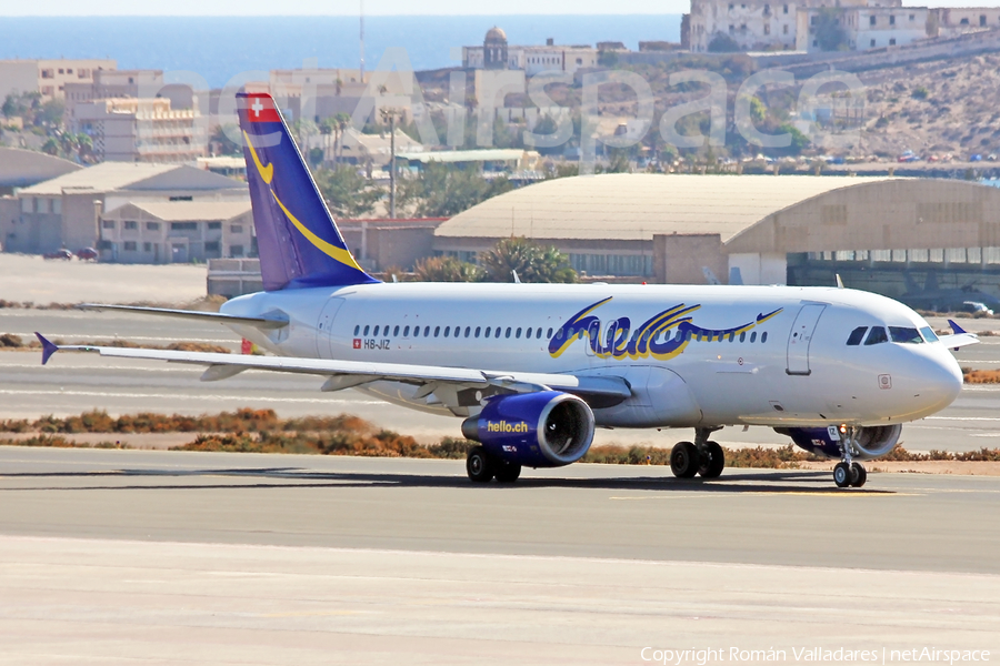 Hello Airbus A320-214 (HB-JIZ) | Photo 339527