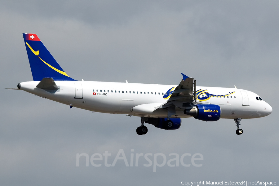 Hello Airbus A320-214 (HB-JIZ) | Photo 136423