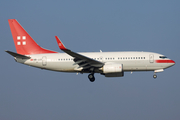 PrivatAir Boeing 737-7AK(BBJ) (HB-JJA) at  Amsterdam - Schiphol, Netherlands