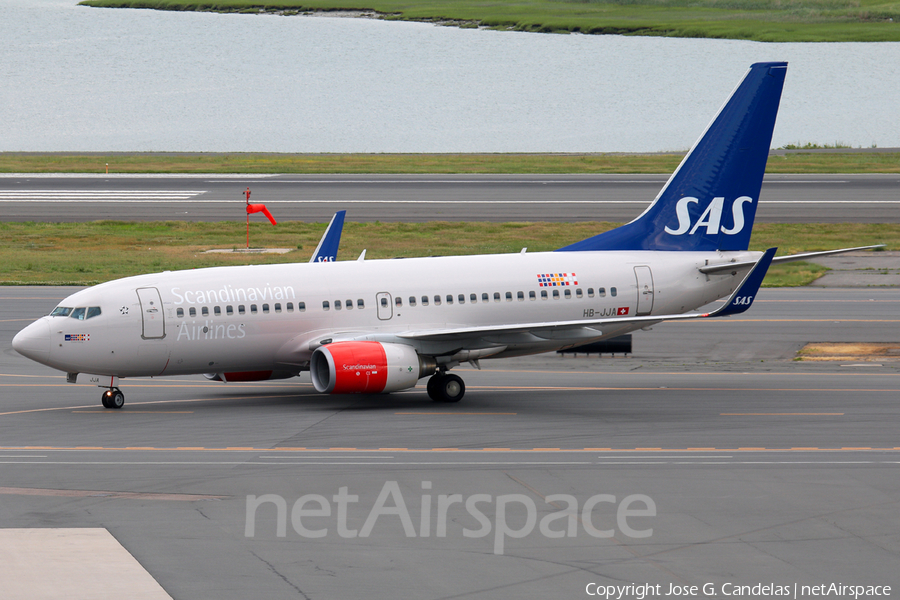 SAS - Scandinavian Airlines (PrivatAir) Boeing 737-7AK(BBJ) (HB-JJA) | Photo 180409
