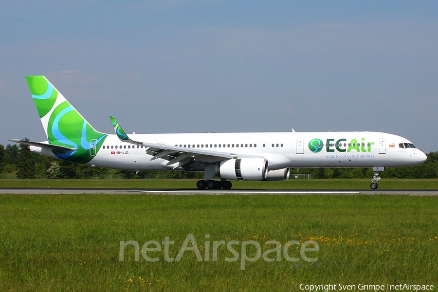 Equatorial Congo Airlines (EC Air) Boeing 757-236 (HB-JJD) | Photo 10062