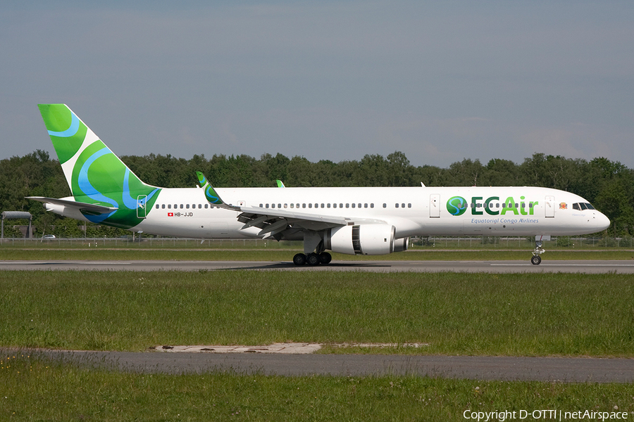 Equatorial Congo Airlines (EC Air) Boeing 757-236 (HB-JJD) | Photo 383911